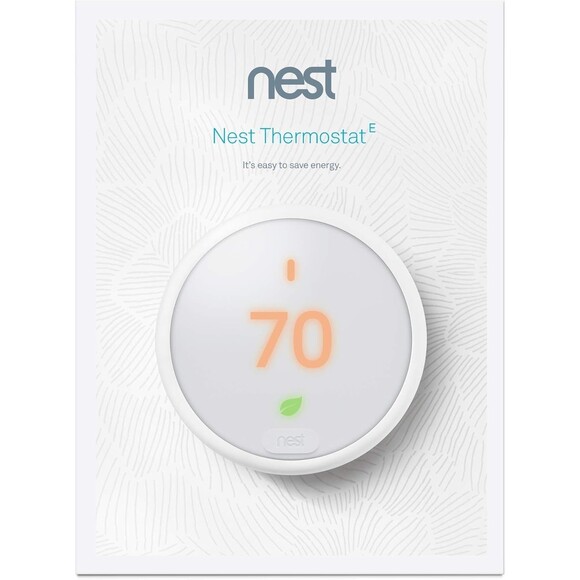 Google Nest Thermostat E Programmable Smart Thermostat Pro Edition White T4000ES - Picture 1 of 9
